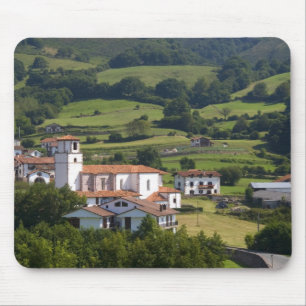 The village of Amaiur in the Baztan Valley of Mouse Pad