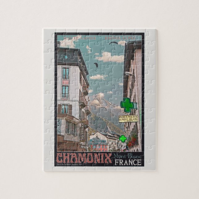 The Village of Chamonix - BonW Jigsaw Puzzle (Vertical)