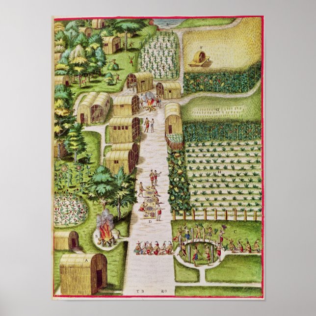 The Village of Secoton Poster (Front)