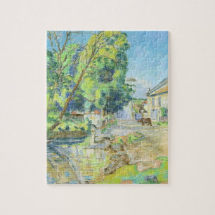 The Village (pastel on paper) Jigsaw Puzzle
