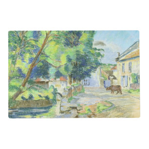 The Village (pastel on paper) Placemat
