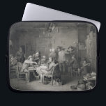 The Village Politicians, engraved by Abraham Raimb Laptop Sleeve<br><div class="desc">Image:156348  The Village Politicians,  engraved by Abraham Raimbach (1784-1868),  1814 (engraving). Wilkie,  Sir David (1785-1841) (after). Yale Center for British Art,  Paul Mellon Collection,  USA.  Art,  Fine Art.</div>