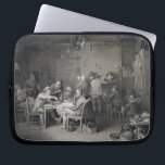 The Village Politicians, engraved by Abraham Raimb Laptop Sleeve<br><div class="desc">Image:156348  The Village Politicians,  engraved by Abraham Raimbach (1784-1868),  1814 (engraving). Wilkie,  Sir David (1785-1841) (after). Yale Center for British Art,  Paul Mellon Collection,  USA.  Art,  Fine Art.</div>