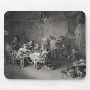 The Village Politicians, engraved by Abraham Raimb Mouse Pad