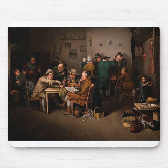 The Village Politicians Mouse Pad (Front)