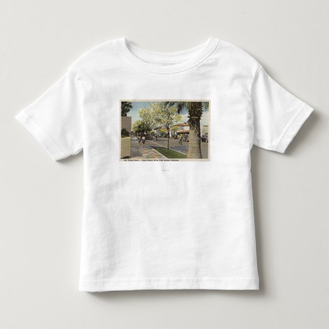 The Village Street, Palm Canyon Drive Toddler T-shirt (Front)