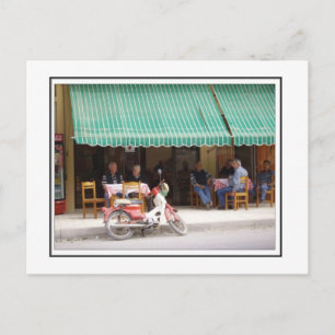 The village taverna postcard