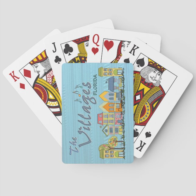 The villages community florida playing cards (Back)