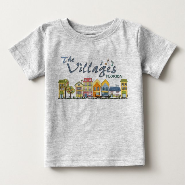 The villages florida community baby outfit baby T-Shirt (Front)