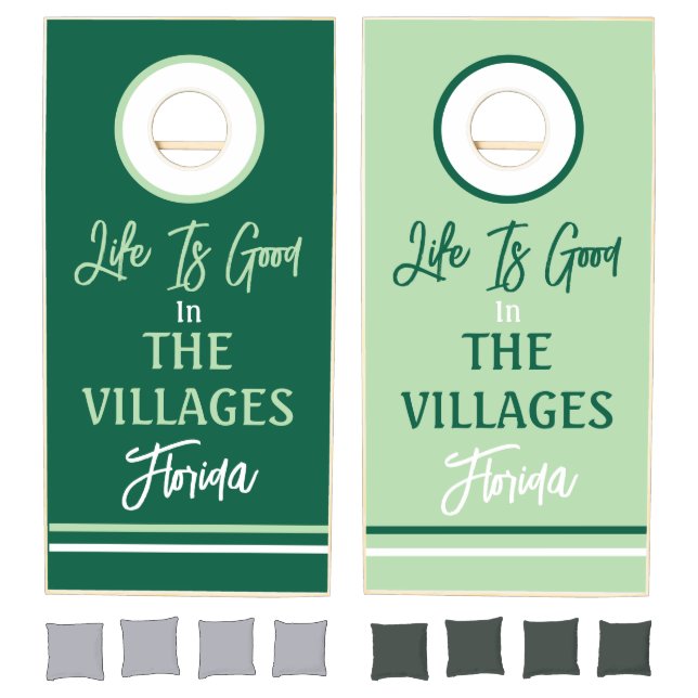 The Villages Florida Cornhole Set (Set)