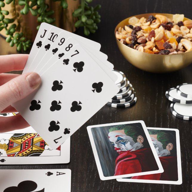 The Villain Painting by Alfred Fox Poker Cards (In Situ)
