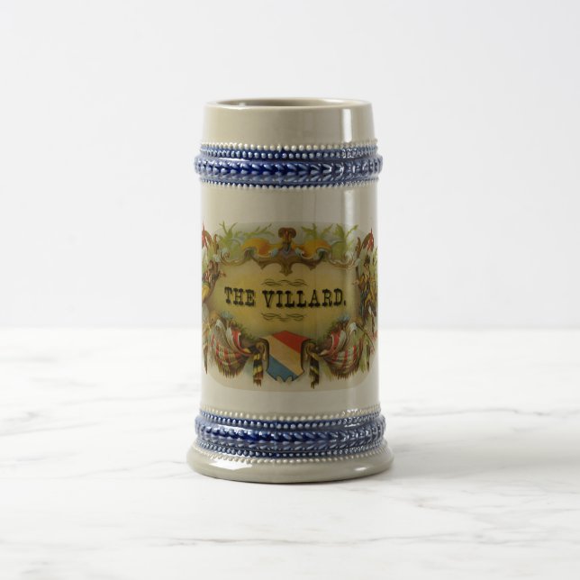 The Villard Habana Vintage Cigar Design Beer Stein (Center)