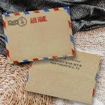 The Vintage Airmail Wedding Collection Envelope<br><div class="desc">The Vintage Airmail Wedding Collection - Envelopes.</div>
