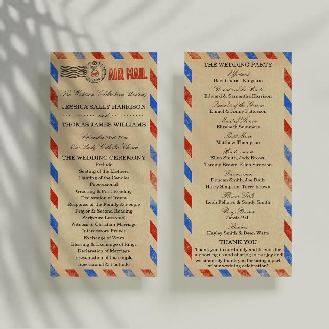 The Vintage Airmail Wedding Collection Program (Creator Uploaded)