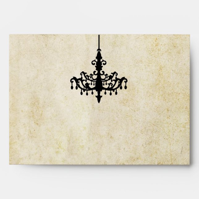 The Vintage Chandelier Wedding Collection Envelope (Front)
