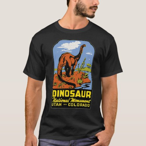 The Vintage Dinosaur National Park T_Shirt