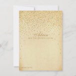 The Vintage Glam Gold Confetti Wedding Collection Advice Card<br><div class="desc">Add a touch of glam to your wedding with these vintage gold confetti advice cards. The simple yet stylish design will allow your guests to write a note of advice for you to keep and read over in years to come. The wording is easy to personalize so these cards can...</div>