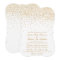 The Vintage Glam Gold Confetti Wedding Collection