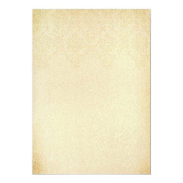 The Vintage Glam Gold Damask Wedding Collection Invitation