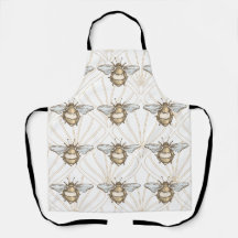 The Vintage Honey Bees AOP Kitchen Apron