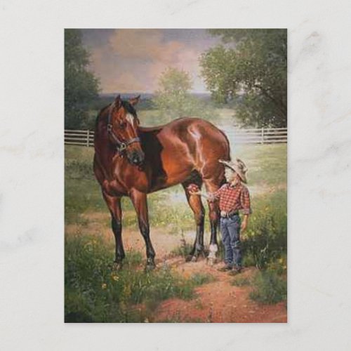 The Vintage Horse Postcard