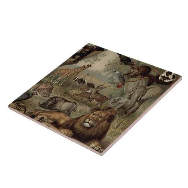 The Vintage Jungle tile (Side)