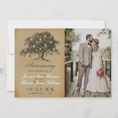 The Vintage Old Oak Tree Wedding Collection Announcement