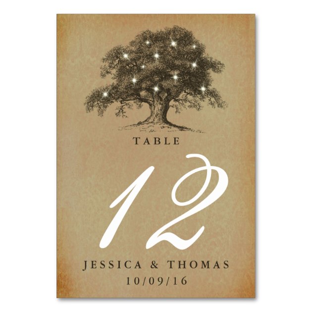 The Vintage Old Oak Tree Wedding Collection Invitation