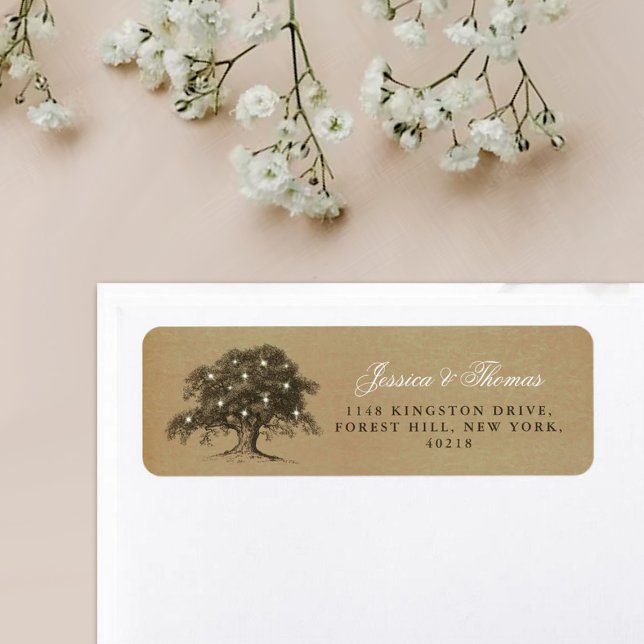The Vintage Old Oak Tree Wedding Collection Label (Creator Uploaded)