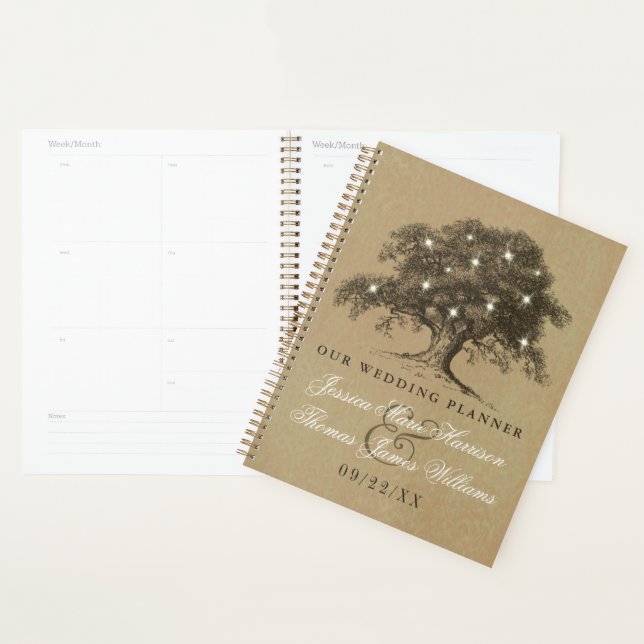 The Vintage Old Oak Tree Wedding Collection Planner (Display)