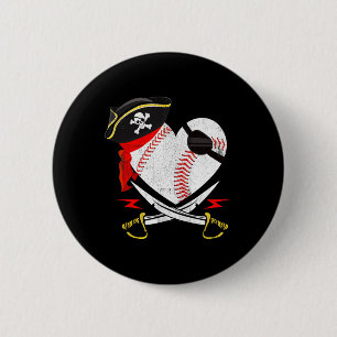 The Vintage Pirate Sell Softll Heart With Skull Ha Button