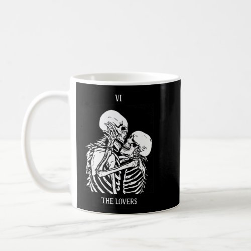 The  Vintage Tarot Card Astrology Skull Horror Occ Coffee Mug