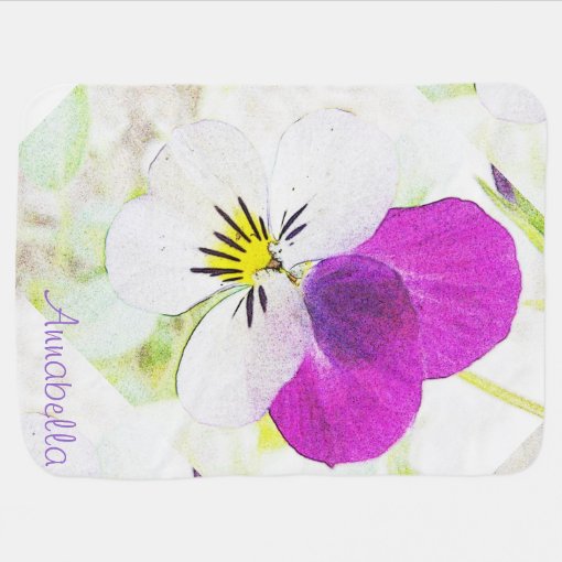 The Viola Baby Blanket Zazzle