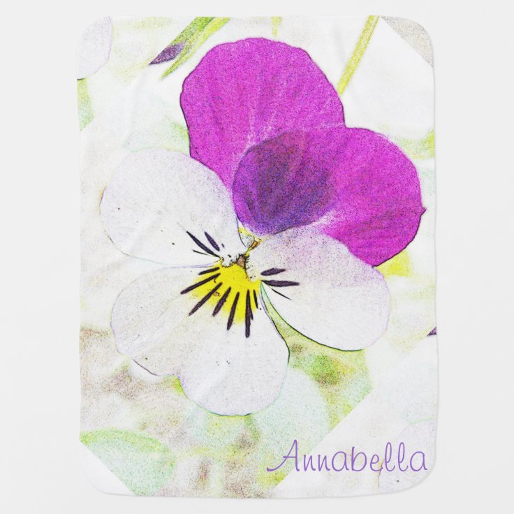 The Viola Baby Blanket Zazzle