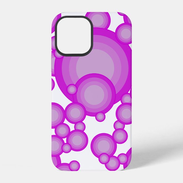 The Violet 70's year styling circle Iphone Case (Back)