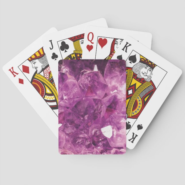 The Violet Crystal Poker Cards (Back)