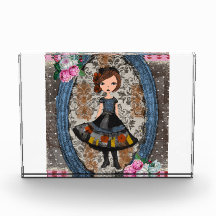 The Violet Paper Doll: A Tale of Plum & Petals