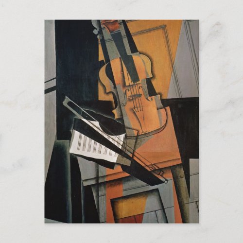 The Violin 1916 Postcard