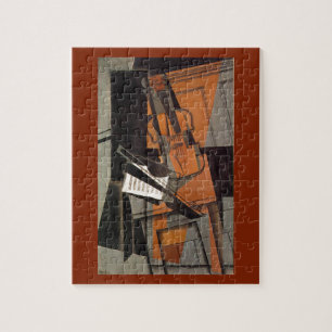 The violin ~ 1916 ~ Synthetic Cubism ~ Juan Gris Jigsaw Puzzle