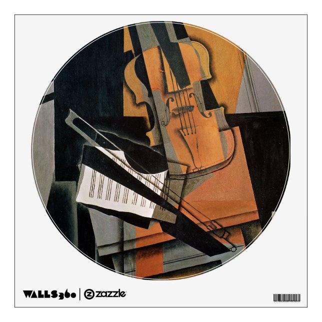 The Violin, 1916 Wall Decal (Front)