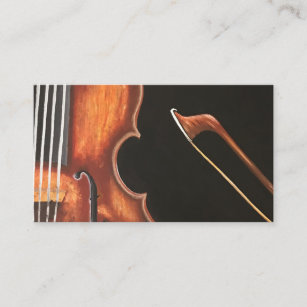 The Violin & Bow Business Cards
