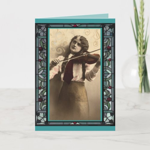 The Violinist Card