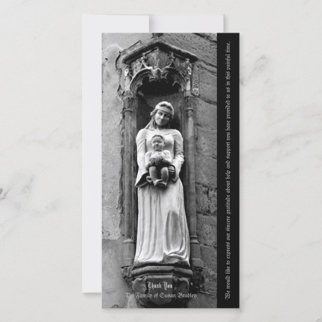 The Virgin and Child 1 Sympathy Thank you (Front)