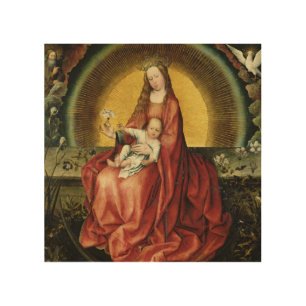 The Virgin and Child 2 Wood Wall Decor
