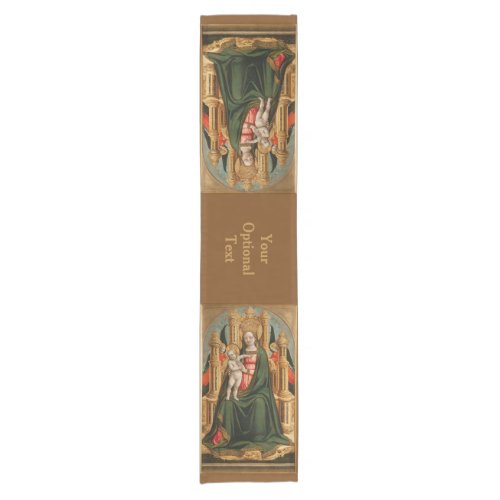 The Virgin and Child art table runner