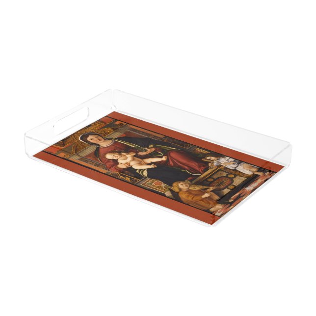 “The Virgin and Child” art trays (Angled)