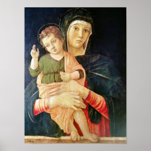 The Virgin and Child Blessing, 1460-70 Poster