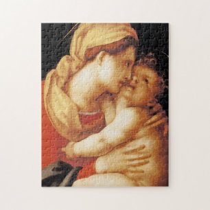 The Virgin and Child by Jacopo Da Pontormo Jigsaw Puzzle
