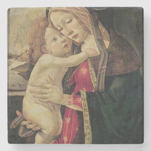The Virgin and Child c1500 Stone Coaster