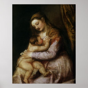 The Virgin and Child, c.1570-76 Poster